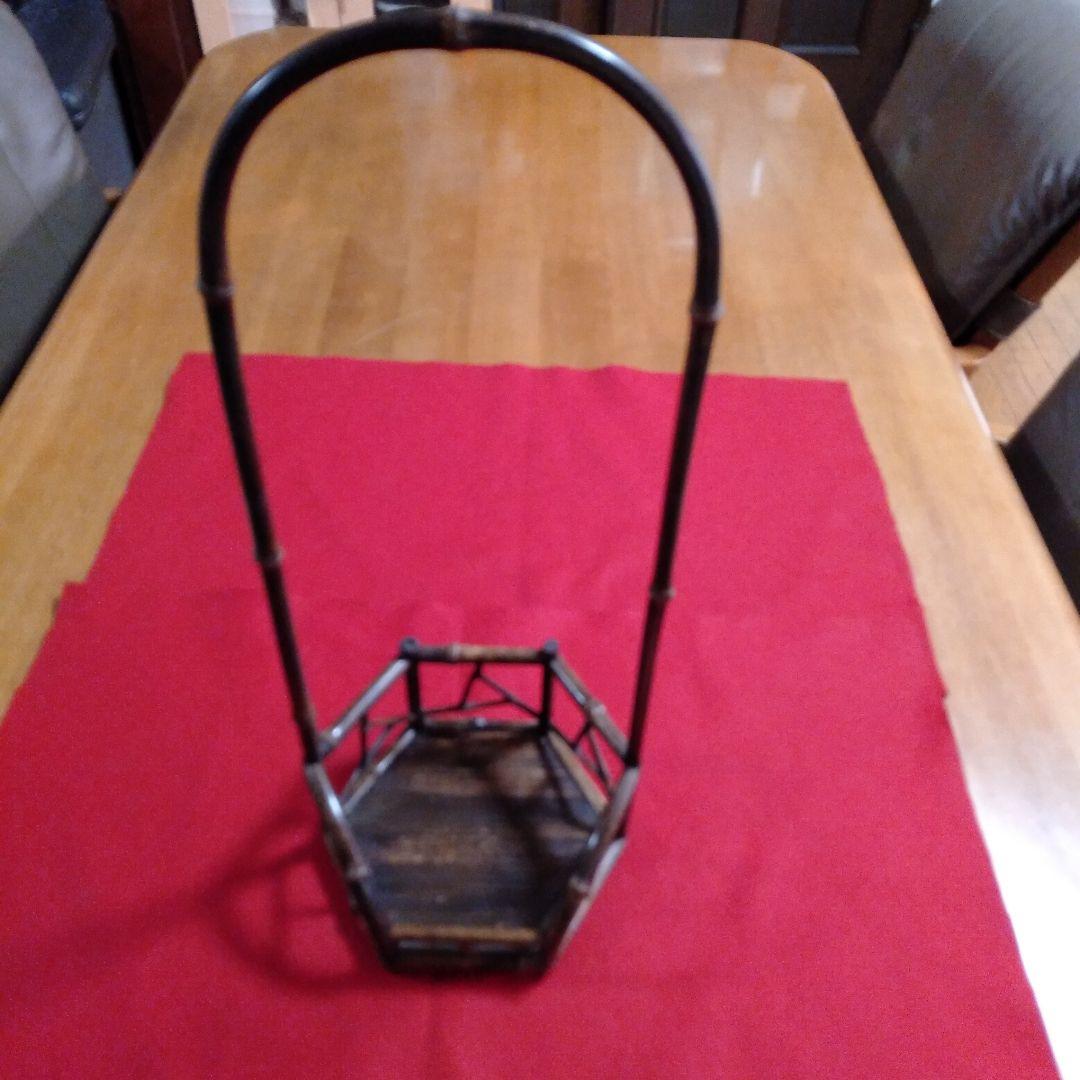 煎茶道具　竹製涼炉台