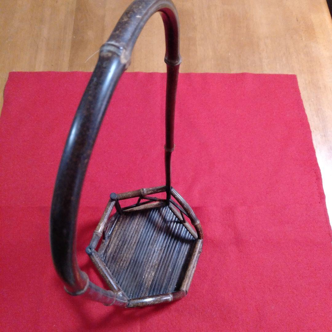 煎茶道具　竹製涼炉台