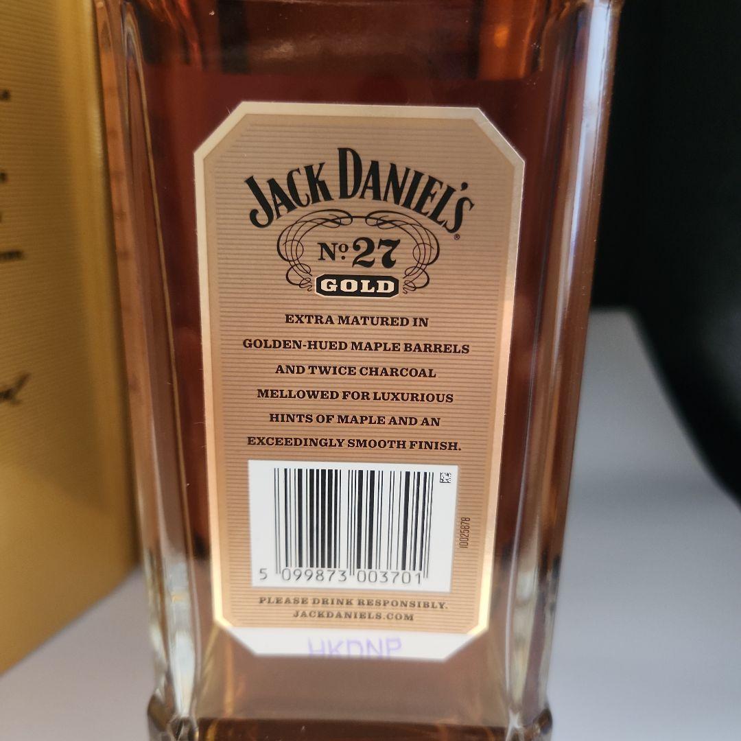 ジャックダニエル No.27 ゴールド 700ml 箱付 終売品 プレミア品