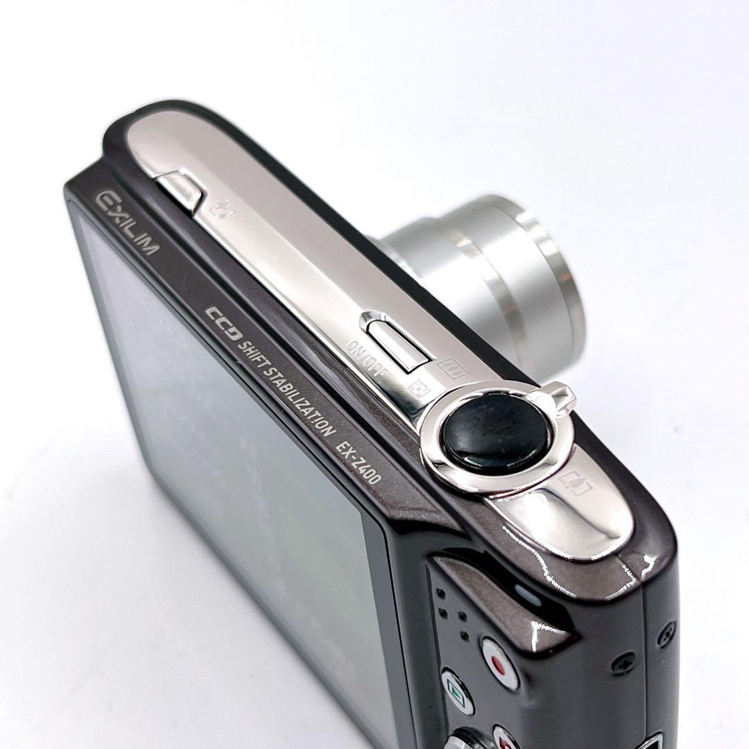 【美品】CASIO EXILIM EX-Z400 ブラウン　コンデジ　動作確認済