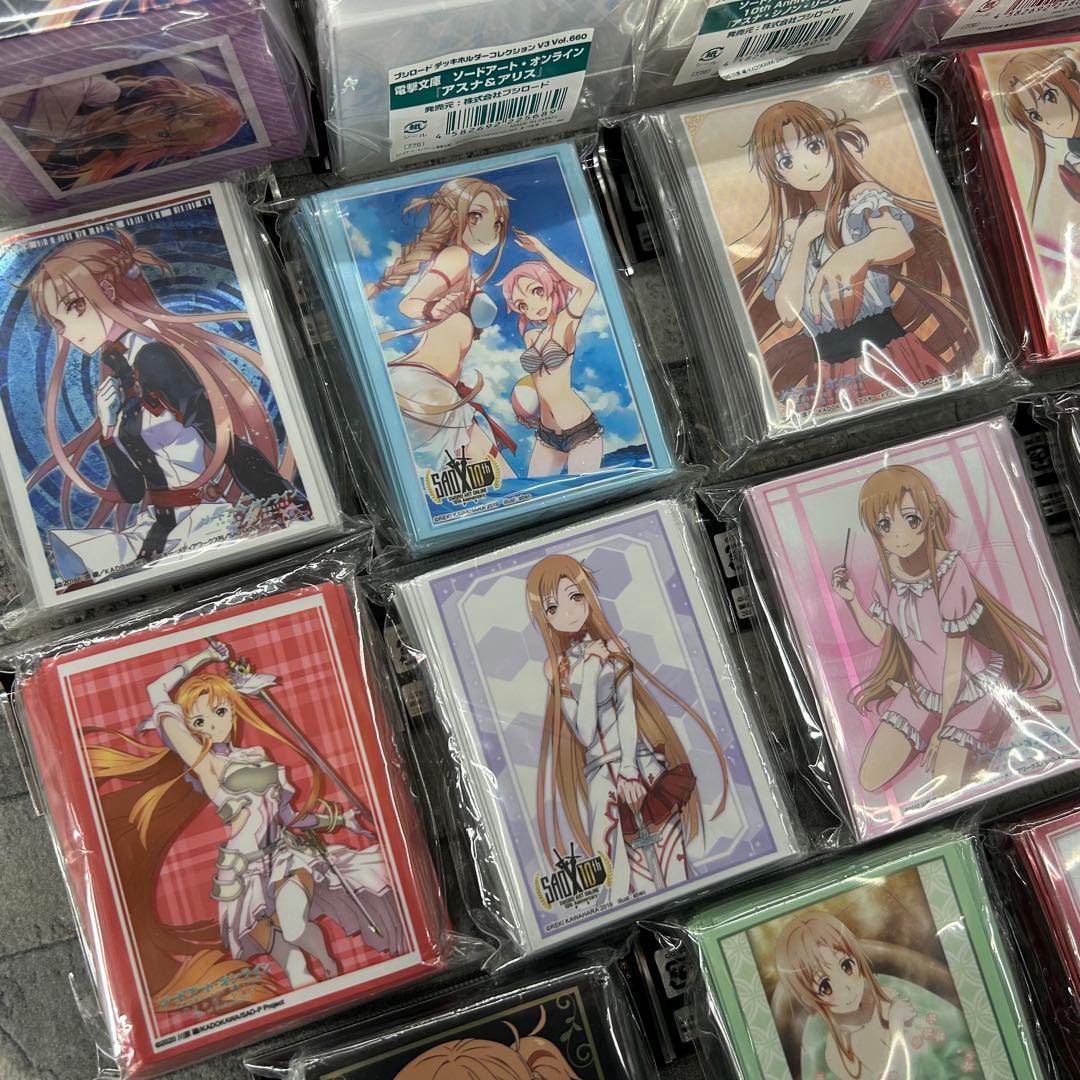 〈新品未開封〉スリーブ デッキホルダー SAO まとめ売り