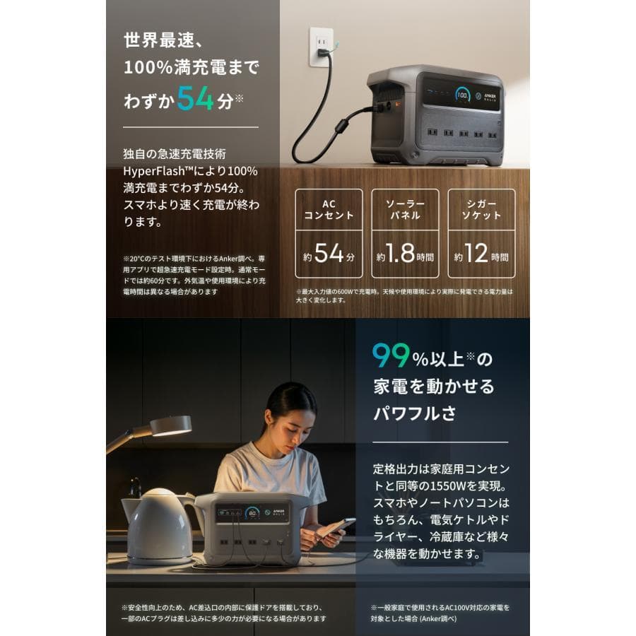 新品未使用 | Anker Solix C1000 Gen2 ポータブル電源02