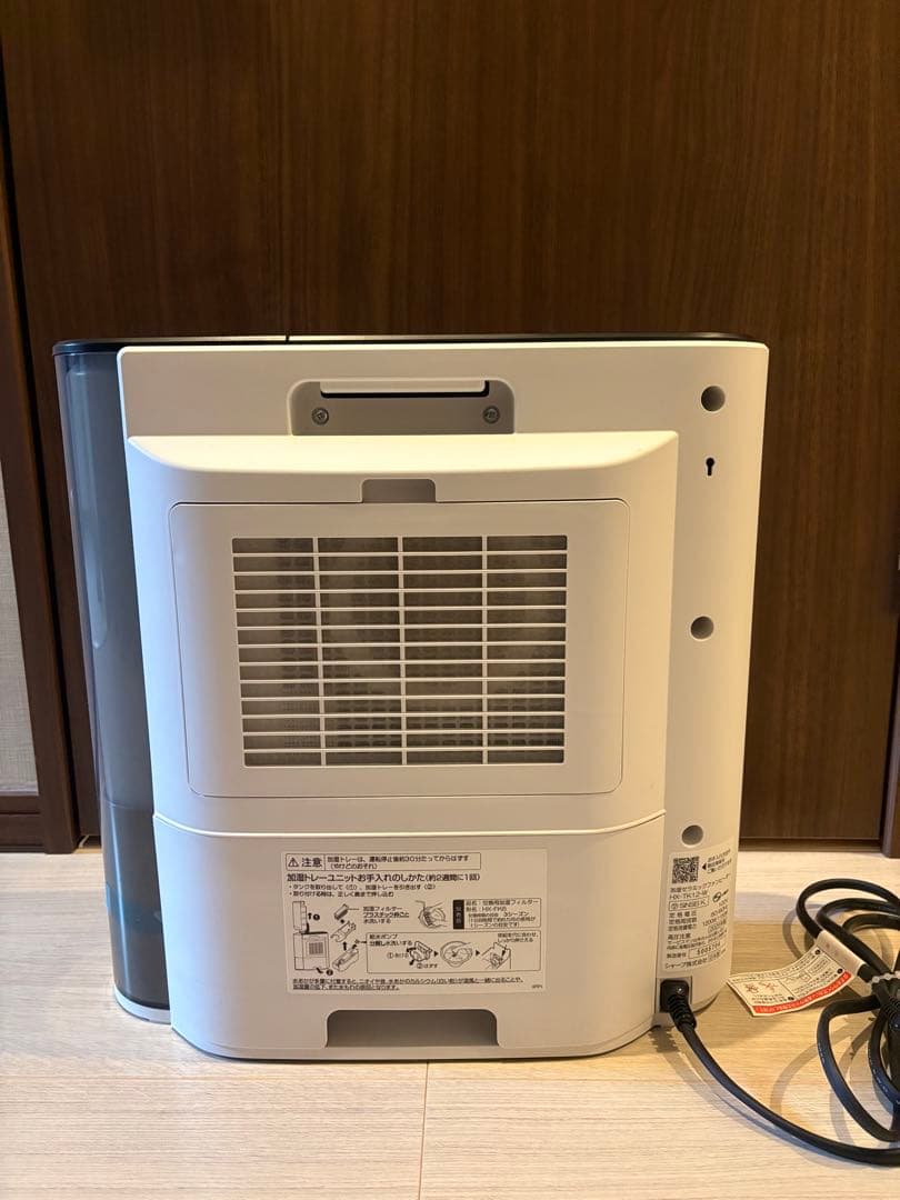 【美品】SHARP HX-TK12 加湿セラミックファンヒーター　2025年製