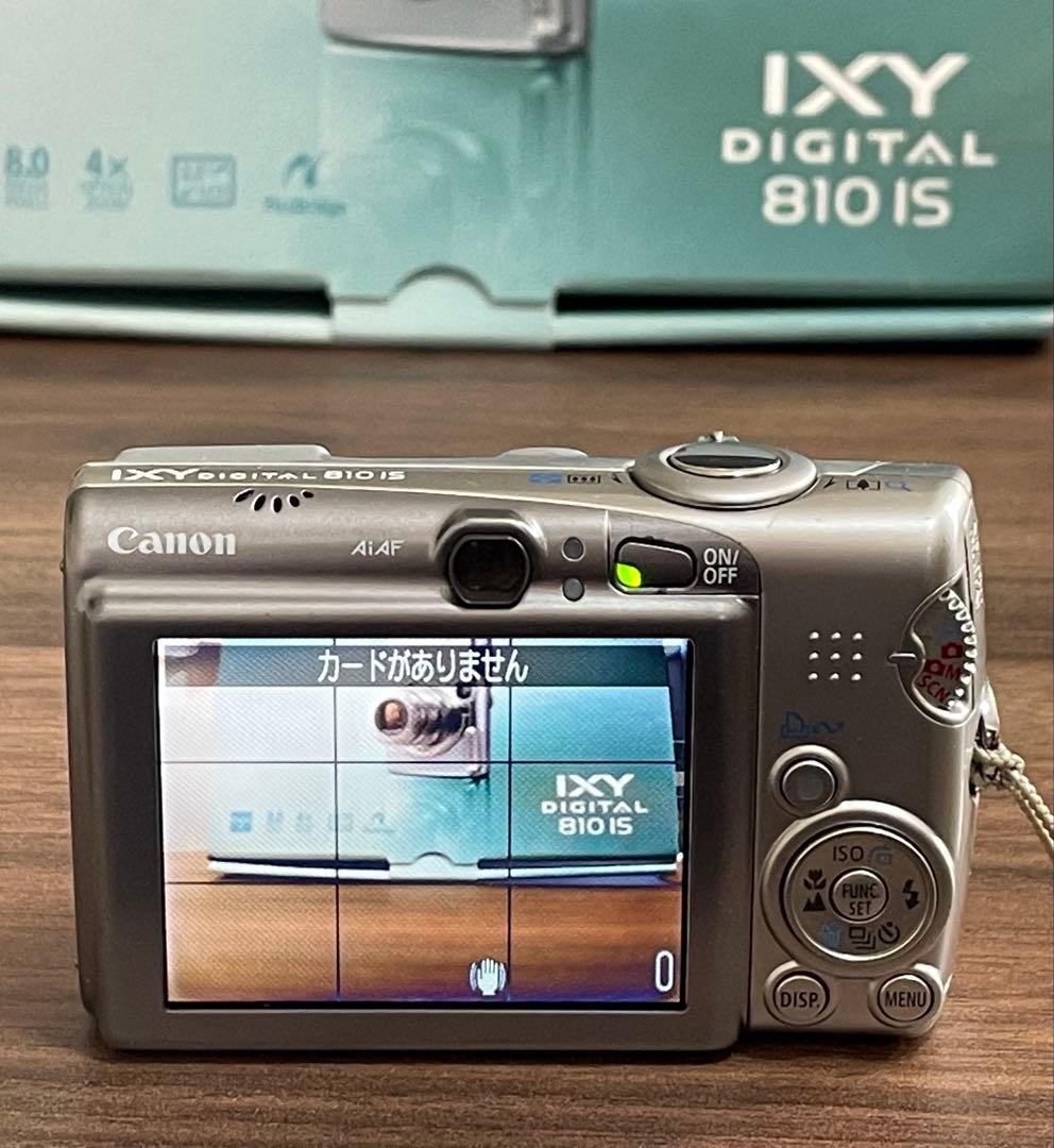 ⭐︎Canon IXY DIGITAL 810 IS シルバー　純正ソフトケース付