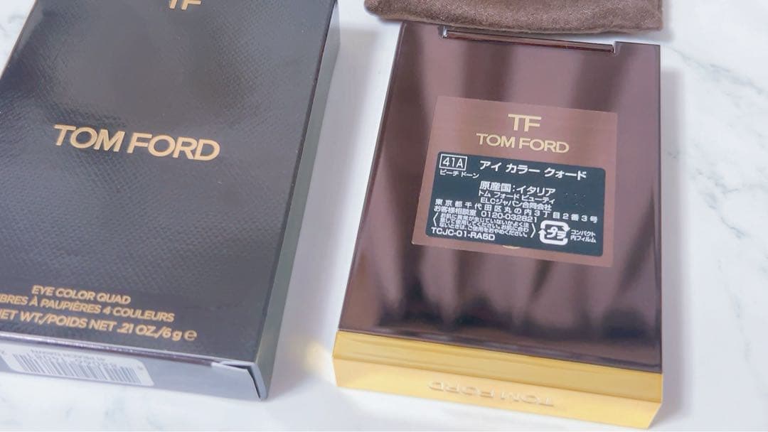 TomFord Beauty アイカラー クォード 41A ピーチ ドーン