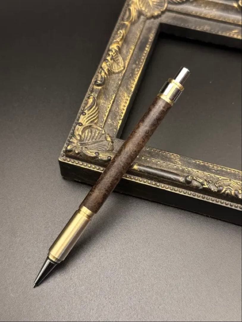 新品未使用　Flamberg/フランベルク　木製手帳シャープペン