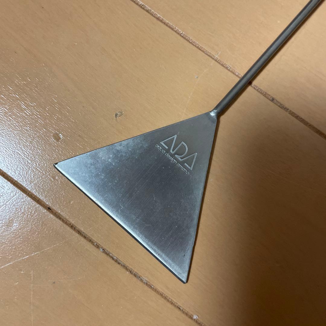 ADAアクアデザインアマノ 旧ロゴ サンドフラッター とピンセット