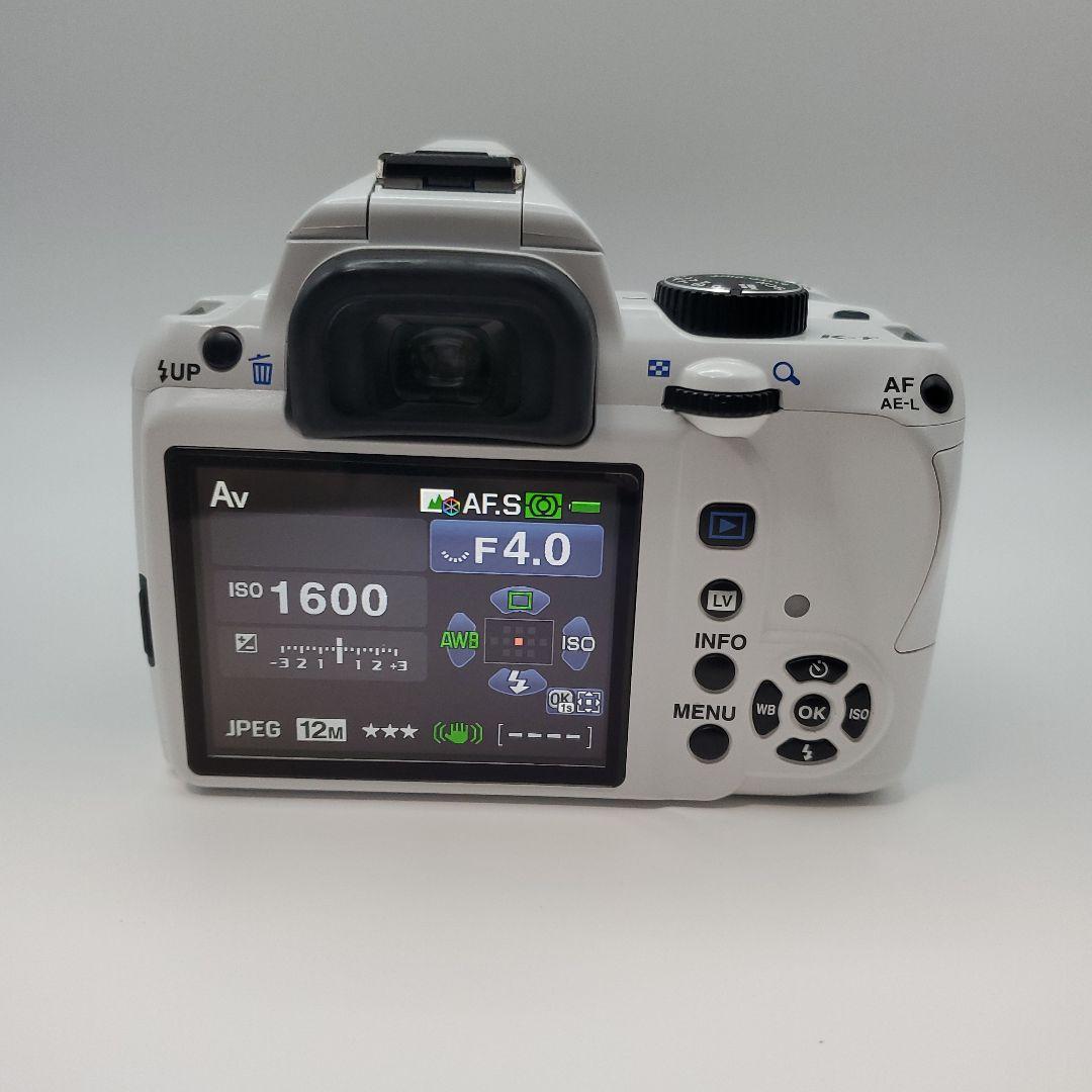 PENTAX K-r ホワイト/ブラウン デジタル一眼レフ、レンズ2本付き