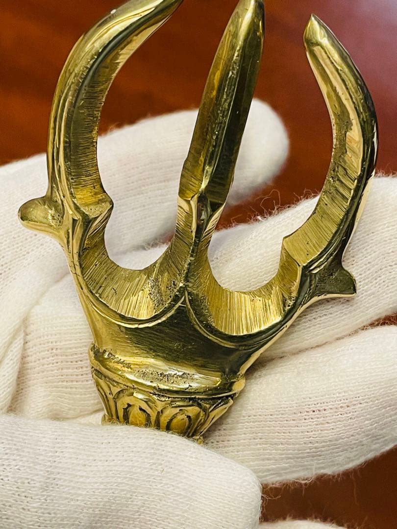 新品　未使用　三鈷杵　ヴァジュラ　ドルジェ 金剛杵 密教法具 16㎝