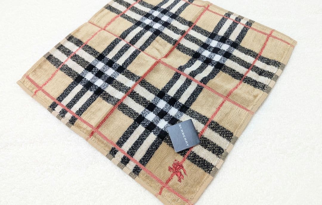 BURBERRY　タオルハンカチ 2枚セット チェック柄