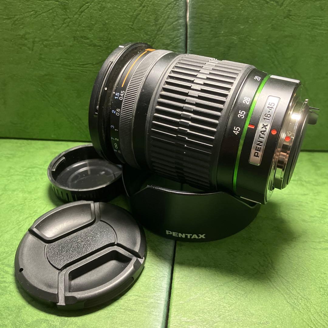 PENTAX DA 16-45mm f4 ED AL ズームレンズ　フード付き
