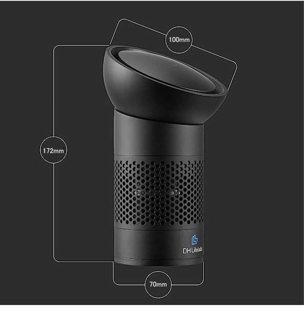 DH Lifelabs 空気清浄機 除菌消臭器 USB給電 小型ポータブル 車