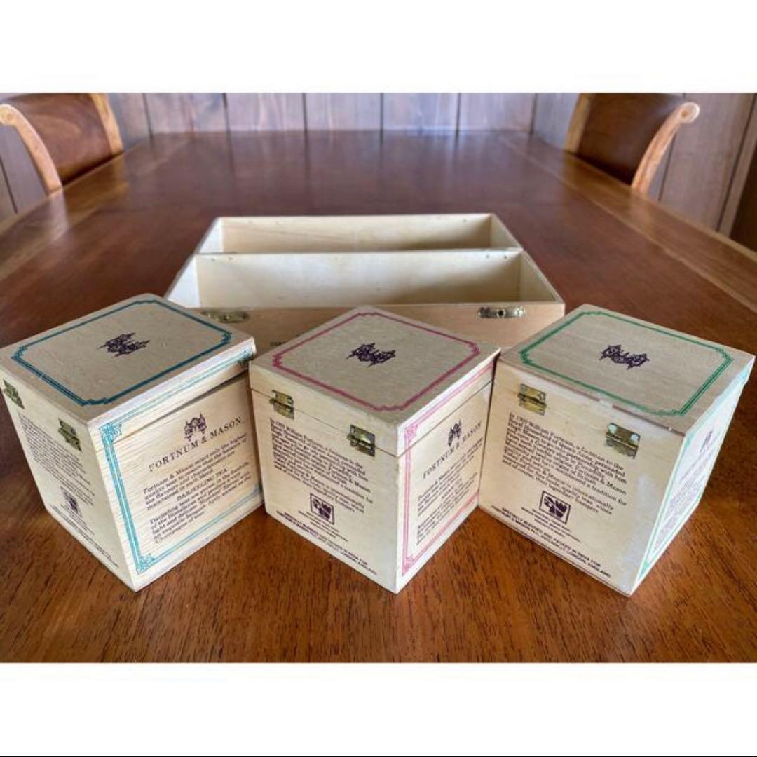 FORTNUM&MASON フォートナム&メイソン 古い紅茶の木箱 アンティーク