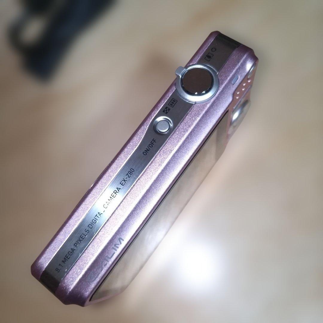 カシオ　CASIO EXILIM EX-Z80 ピンク コンデジ