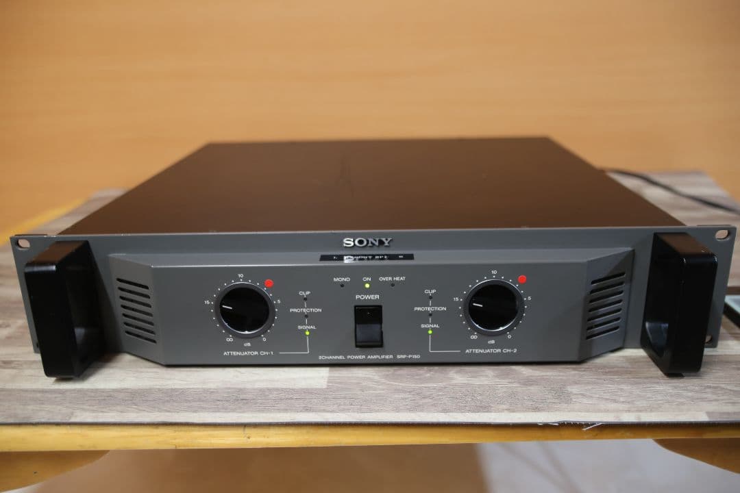 ①SONY　プロ用パワーアンプ