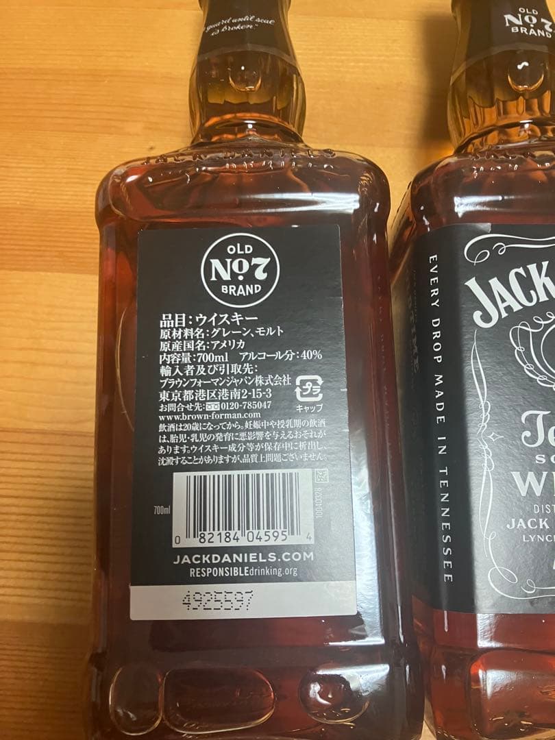 ウイスキー Jack Daniel's Tennessee Whiskey 700ml