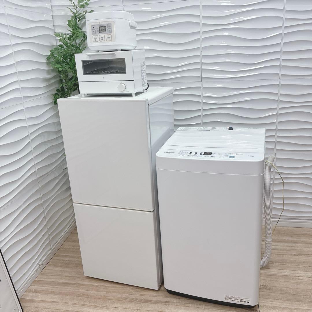 ◇大阪府神戸市配達無料！5ヶ月保証◇ツインバード冷蔵庫◇ハイセンス洗濯機◇4点◇