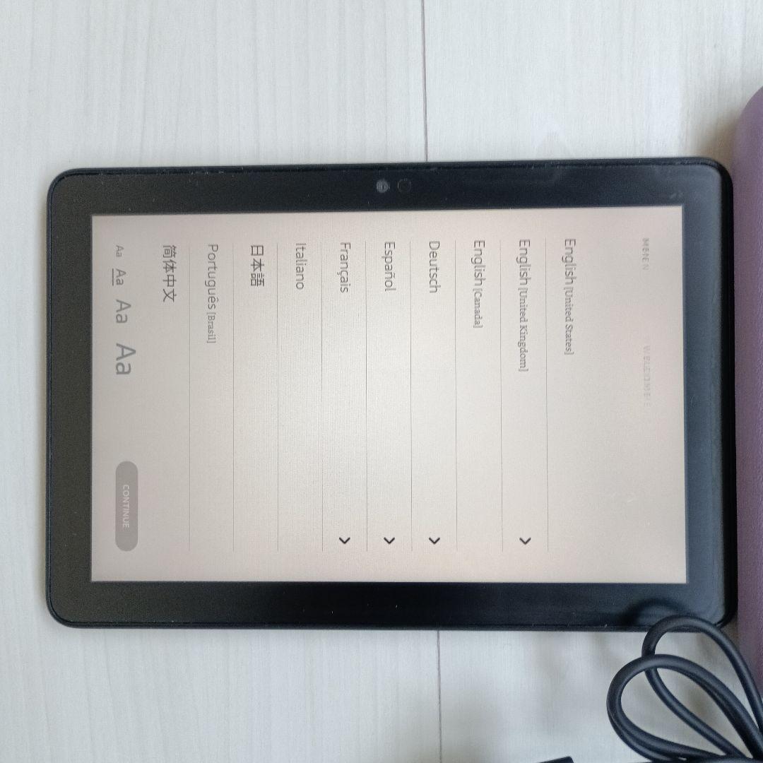 美品Amazon Fire HD 8 キッズモデル パープル 第12世代 32G