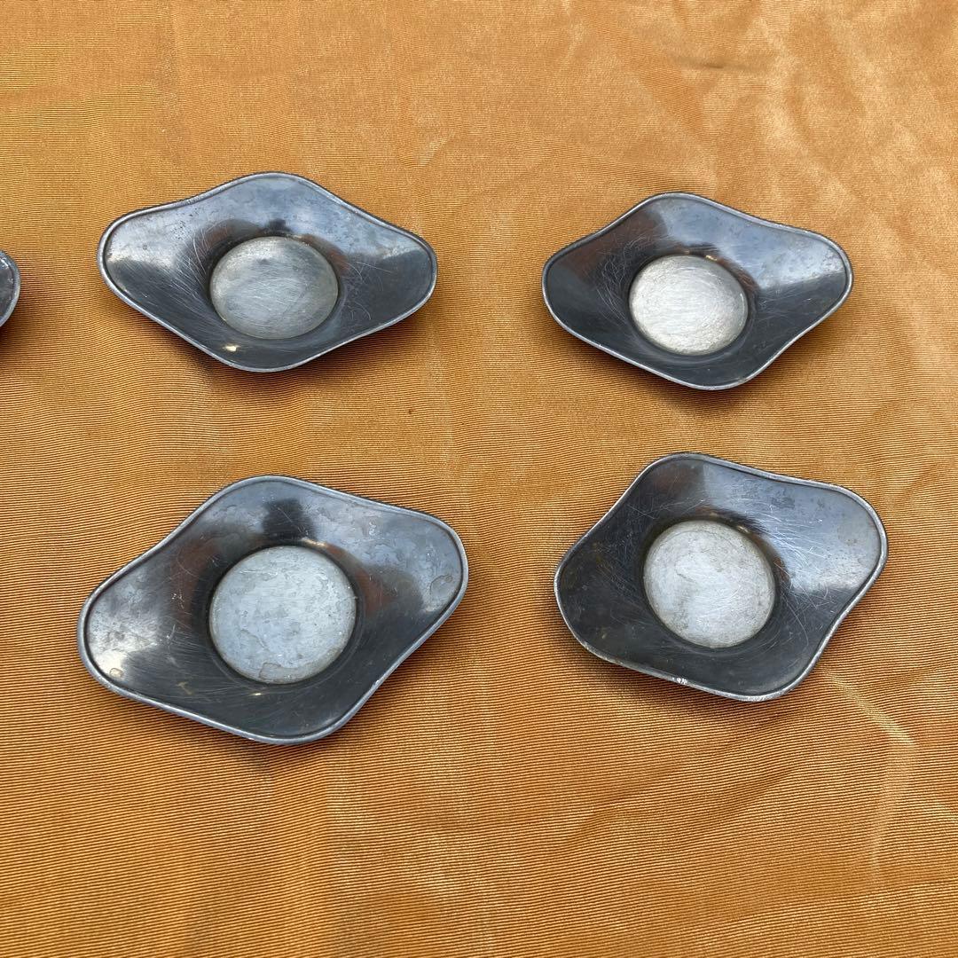 茶托　8枚　骨董品 アンティーク 茶道具 在銘