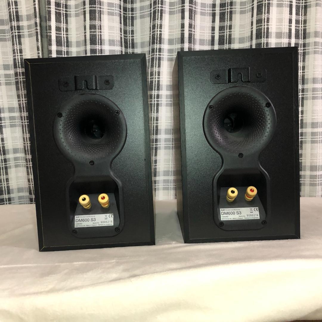 【連番】B&W DM600 S3 ペア ツィーター無傷 ・難あり・音質良好