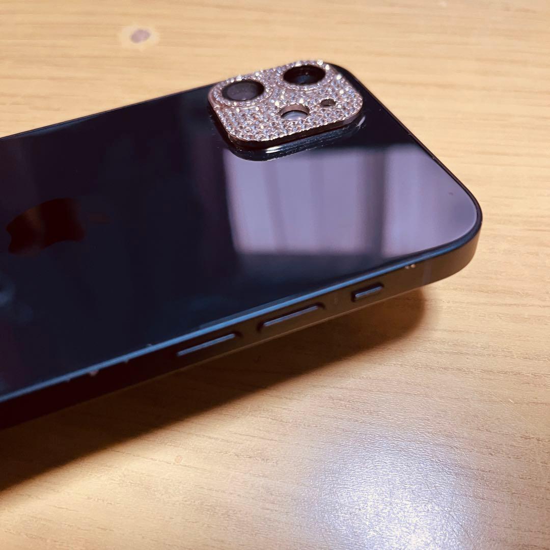 iPhone 12 本体　ブラック　64GB バッテリー新品　レンズカバー欠損‼︎
