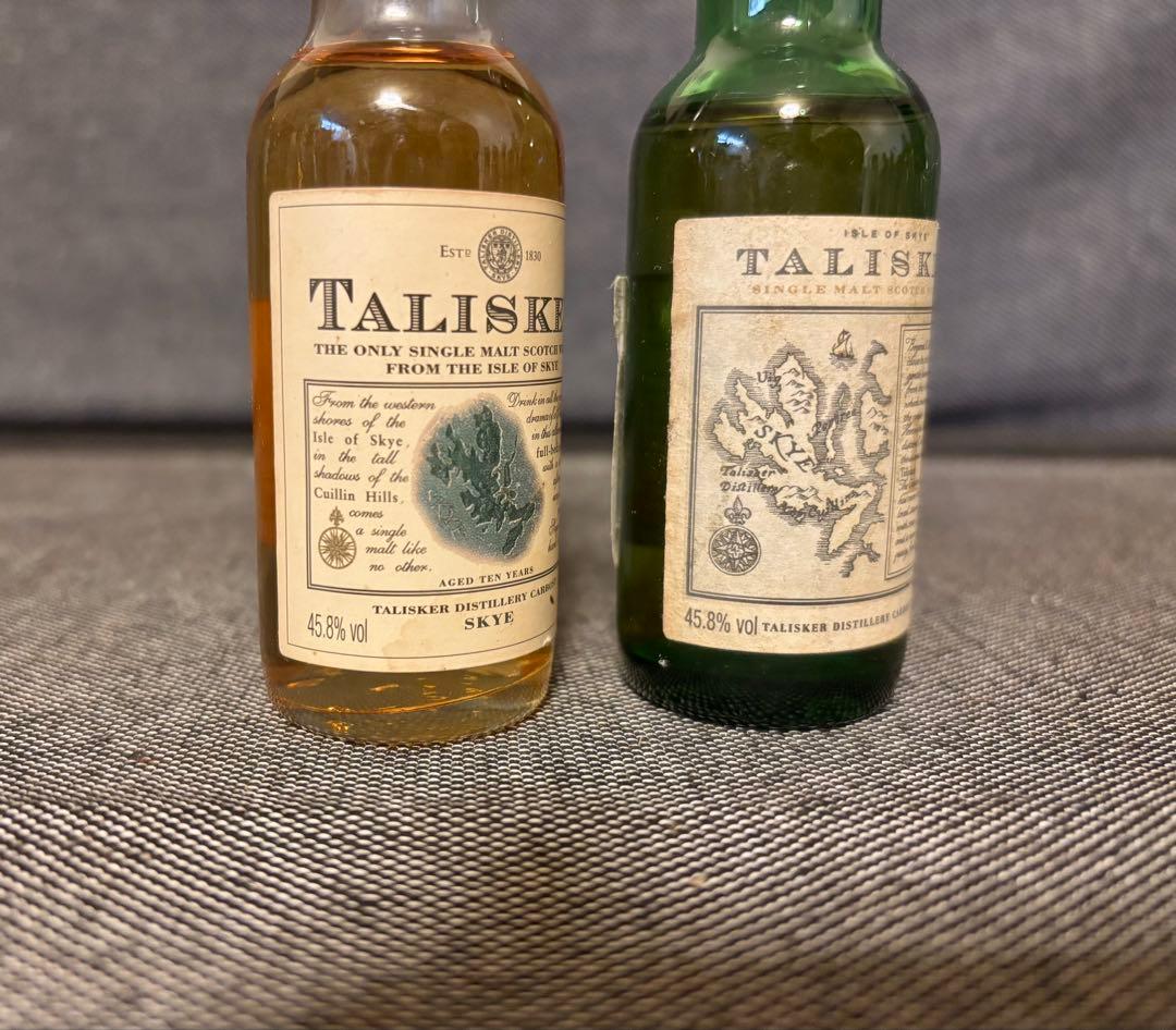 TALISKER　タリスカー10年　旧ボトル　ミニボトル　2本セット　未開封