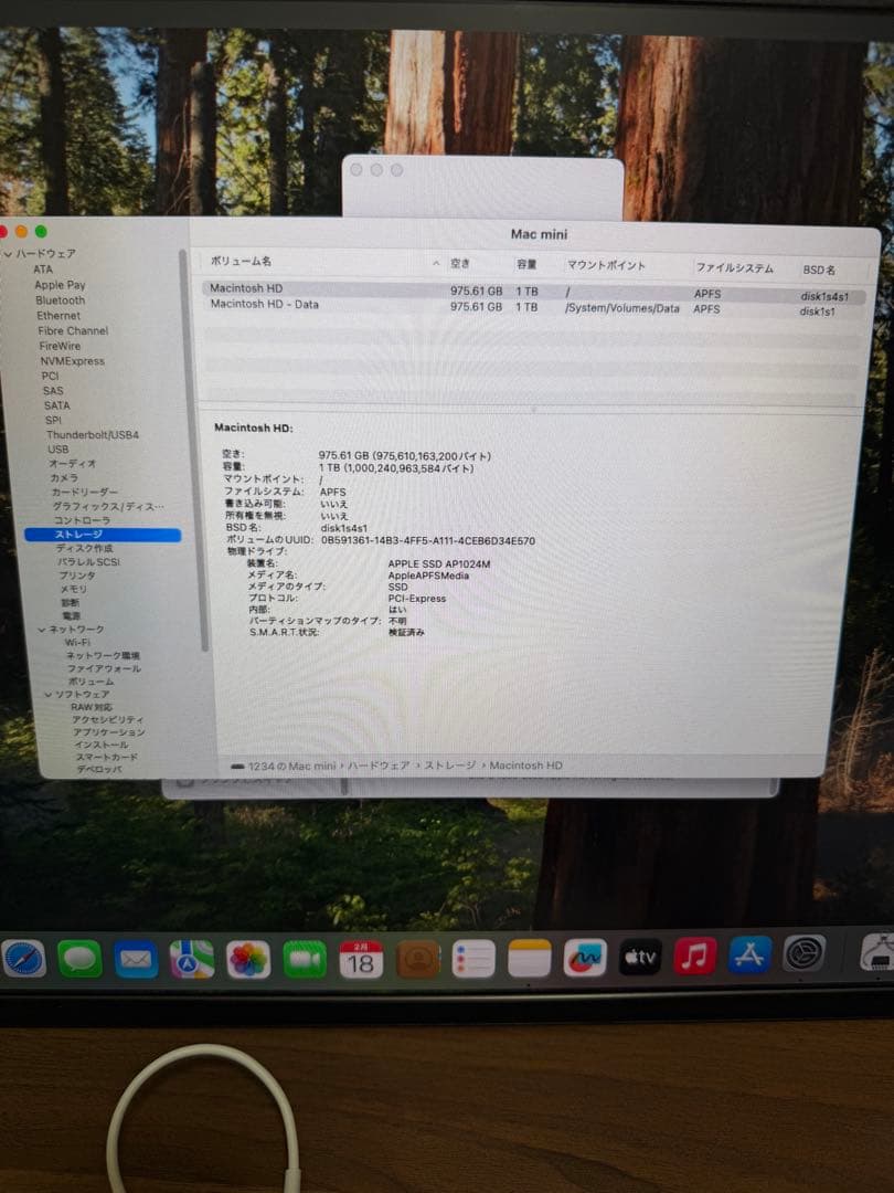 Mac mini 2018 32GB/1TB ハイエンドモデル