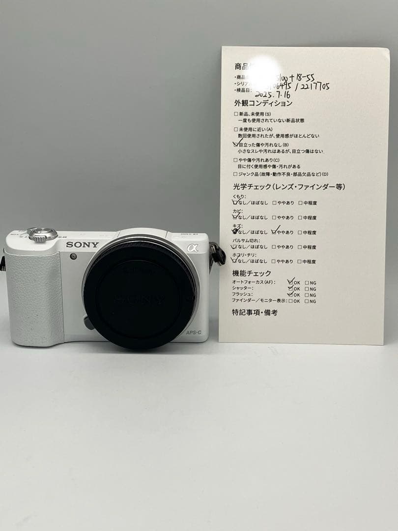 【返品保証・動作確認済】SONY α5100 （E PZ 18-55mm）