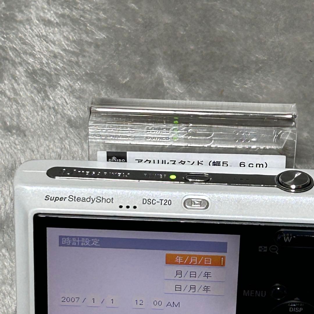 【動作品】SONY Cyber-shot DSC-T20 充電器　電池付き