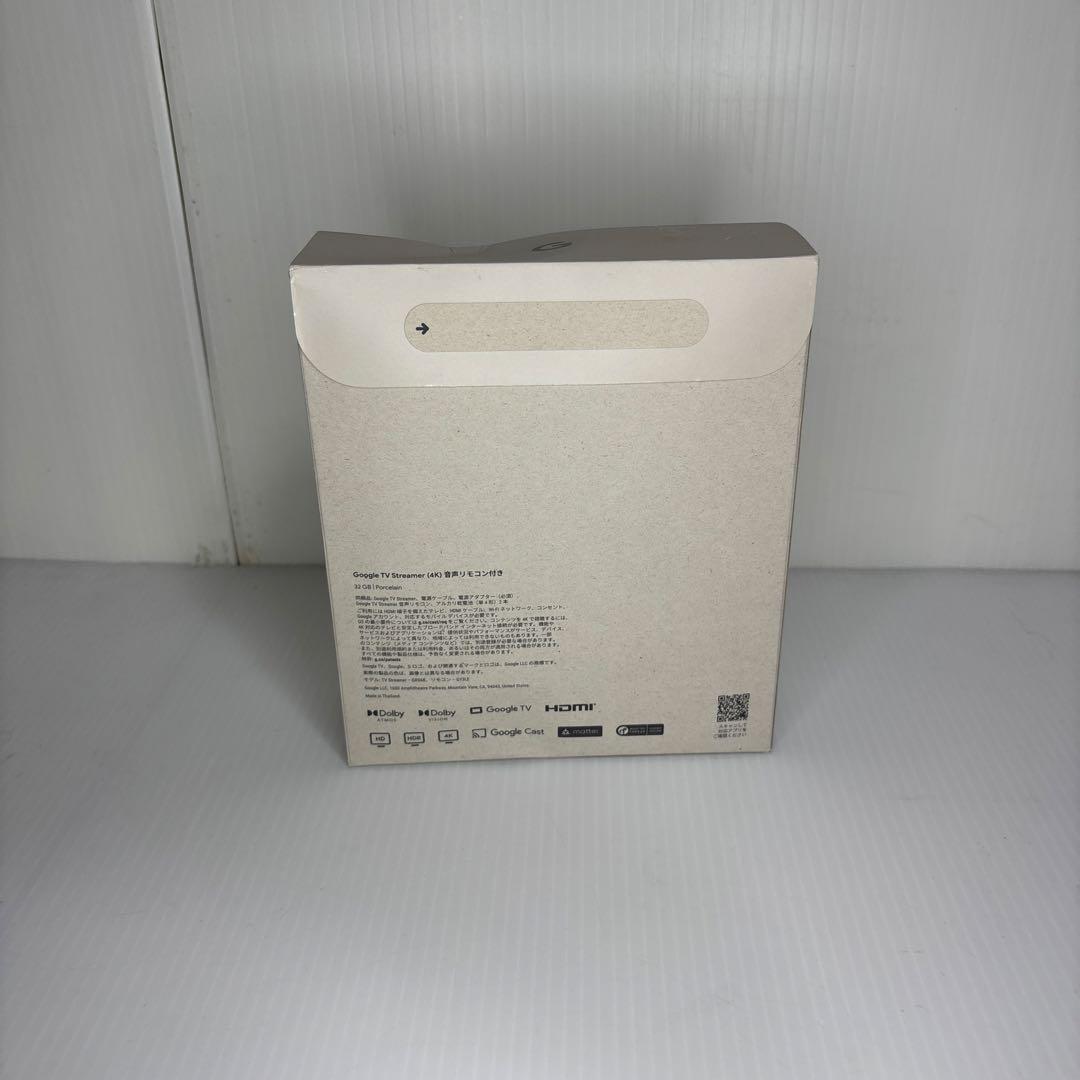 【新品】Google TV Streamer (4K) ／グーグル プレイヤー