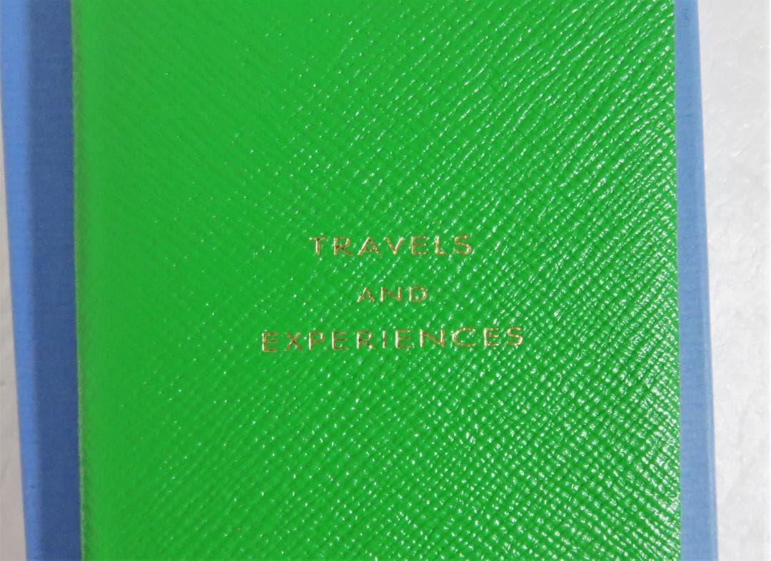 定価1.1万 新品 Smythson ノートブック グリーン PANAMA
