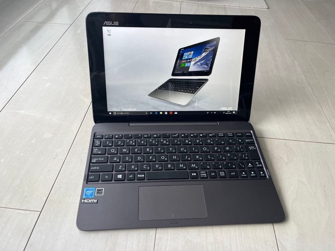 【美品】ASUS TransBook T100HA メタルグレー 本体