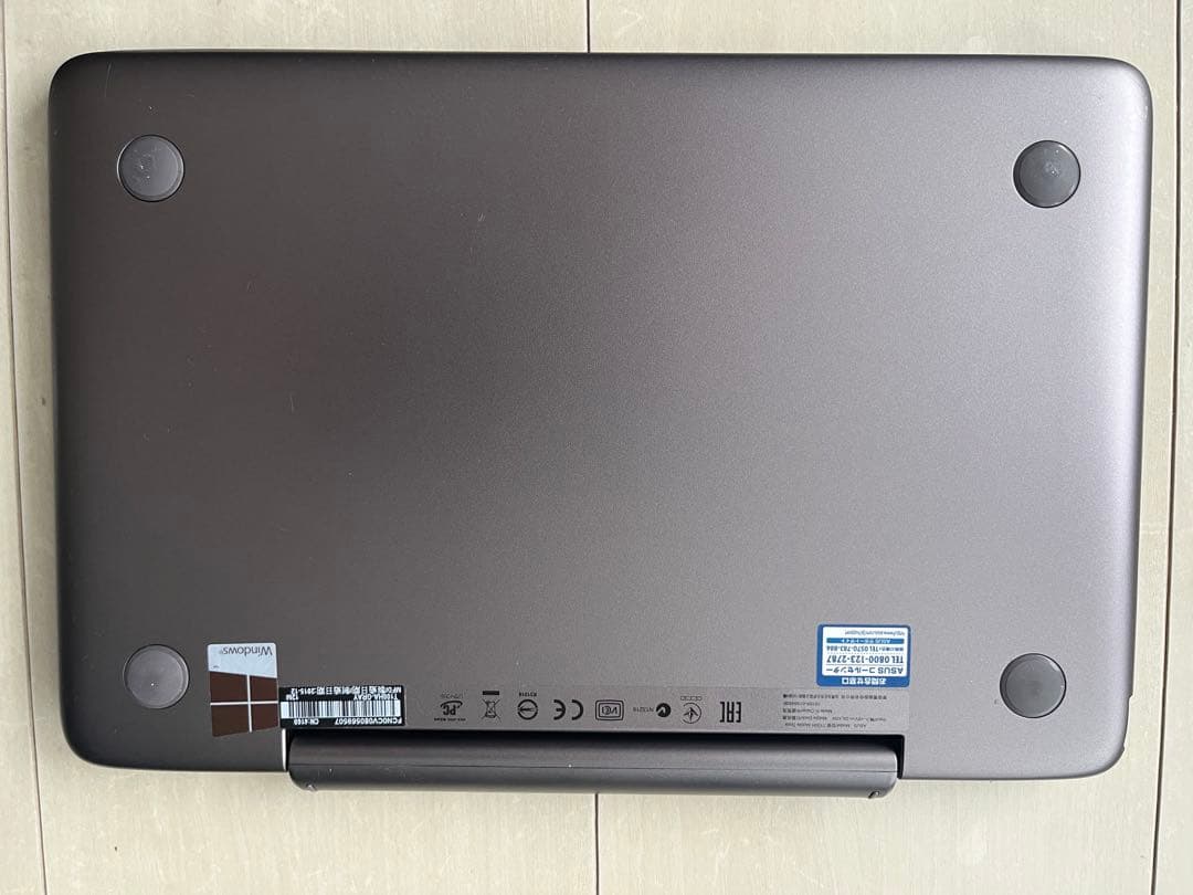 【美品】ASUS TransBook T100HA メタルグレー 本体
