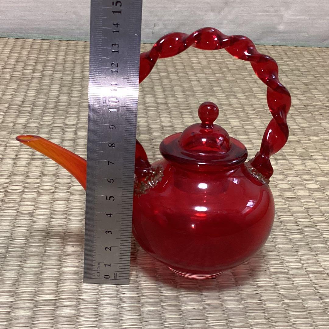 チロリ(赤) 酒器　銚子