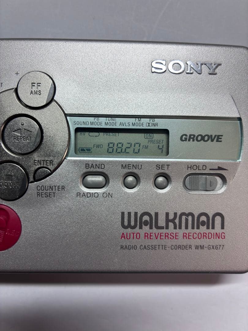 [ジャンク] SONY WALKMAN Wam-GX677 カセットプレーヤー