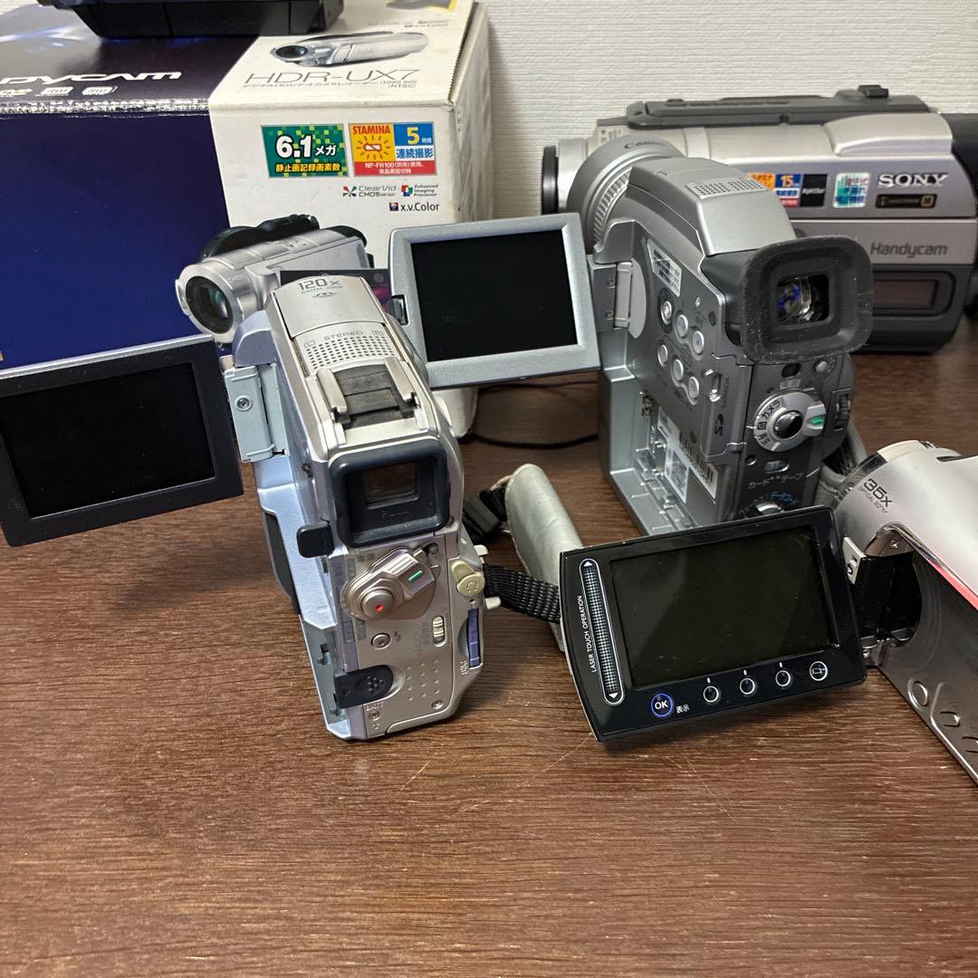 SONY Victor Canon デジタルビデオカメラ　まとめ売り　ジャンク扱