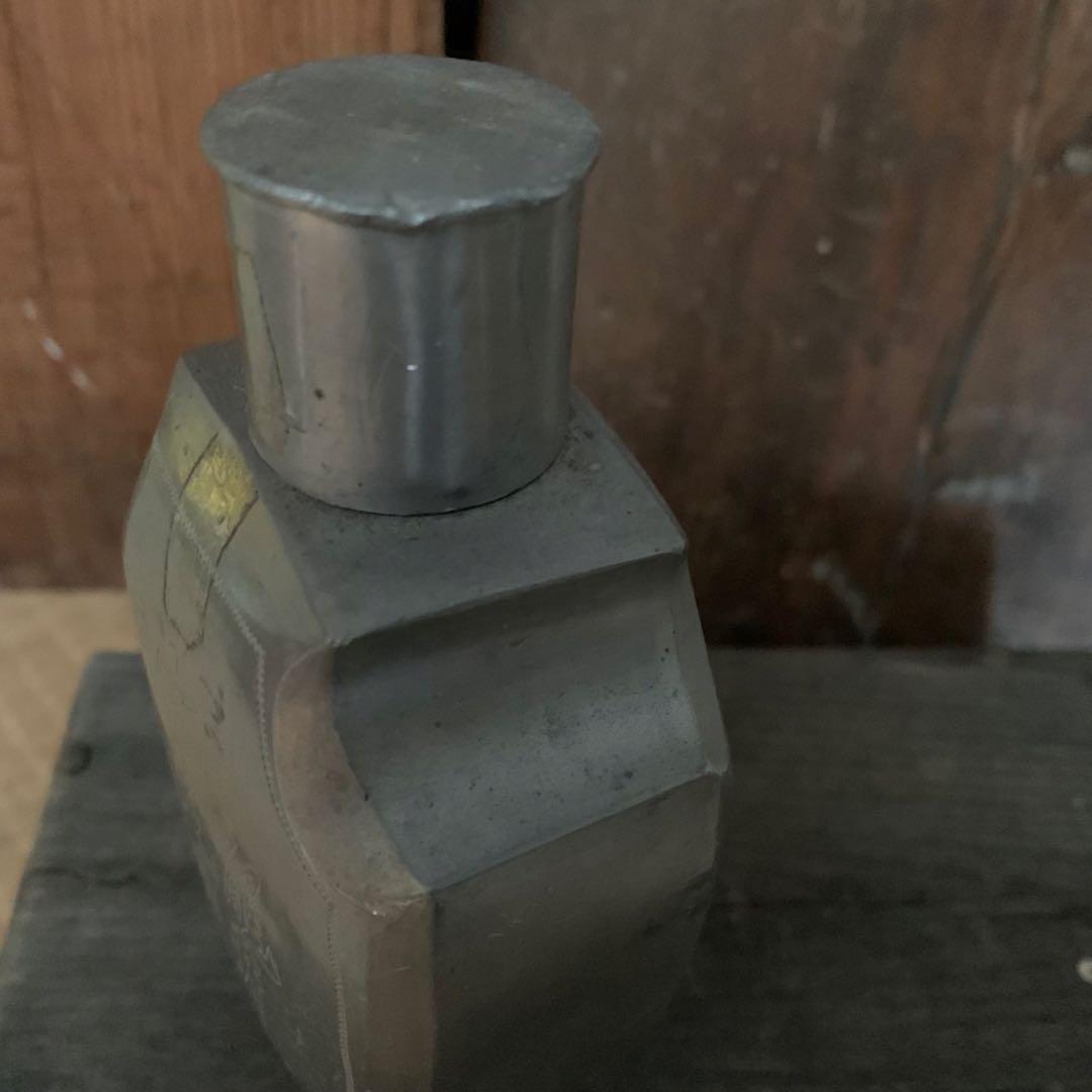中国　錫　茶入