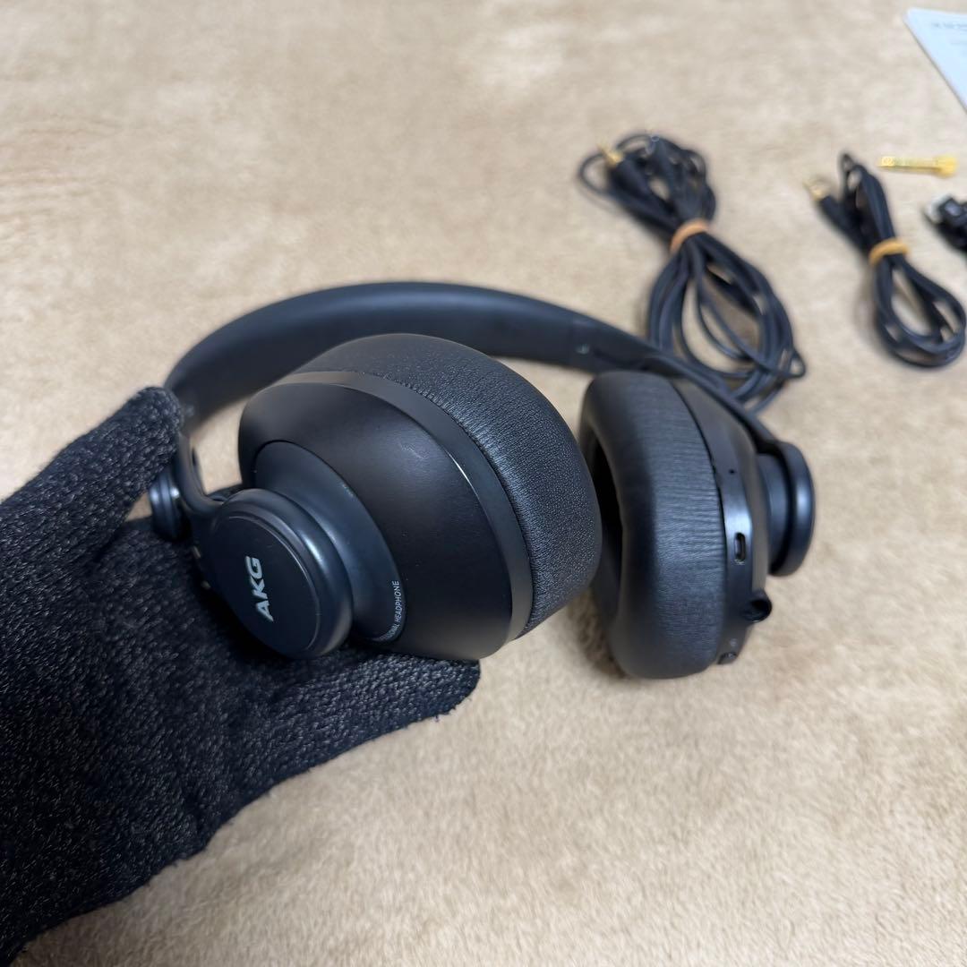 【動作良好】AKG K361-BT ワイヤレスヘッドホン イヤーパッド交換済