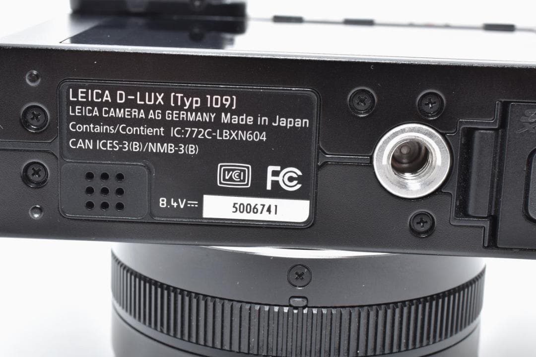 【人気のライカ】 LEICA D-LUX　Typ109 動作好調 一部シミあり